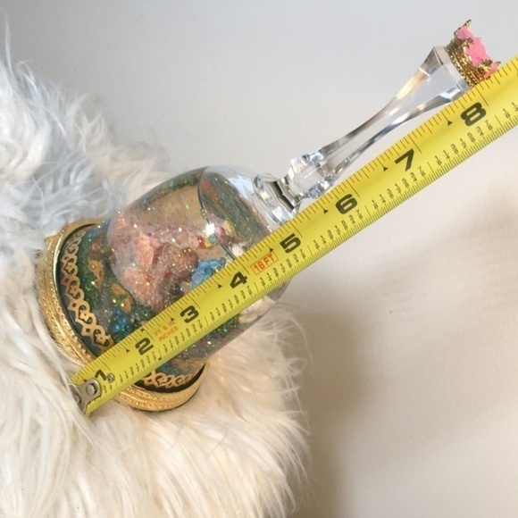 CINDERELLA | 1991 Cinderella Enchanted Moment Glass Bell Sparkle Snow Globe - Picture 9 of 11